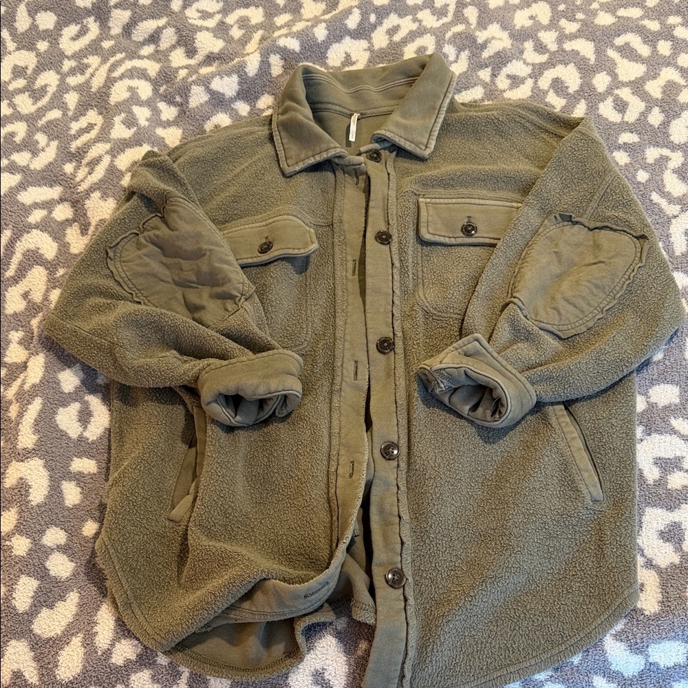 Free People Oversized Shirt Jacket